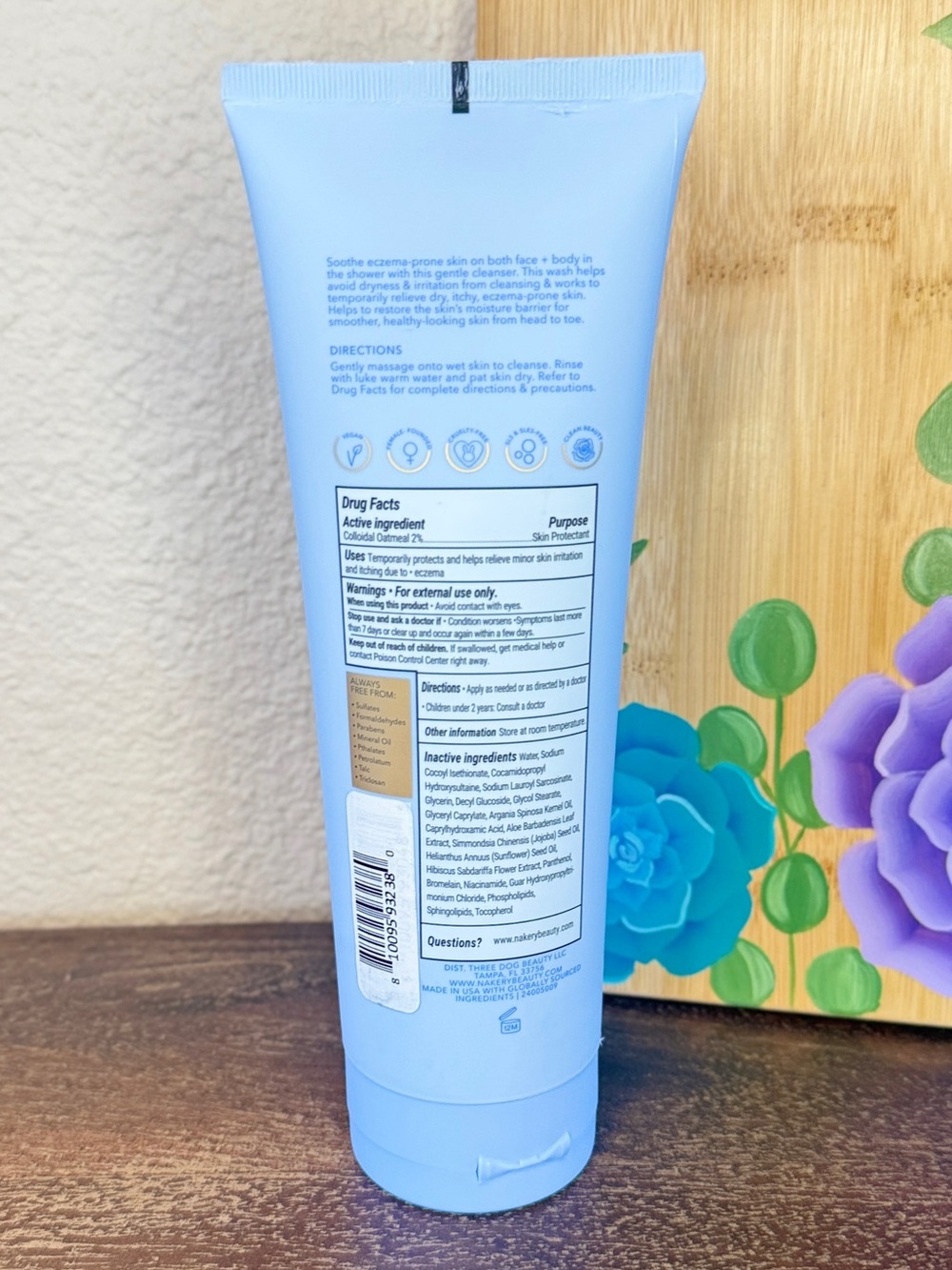 Nakery Beauty Eczema Relief Soothing Face & Body Wash, 10 fl oz - Picture 3 of 14